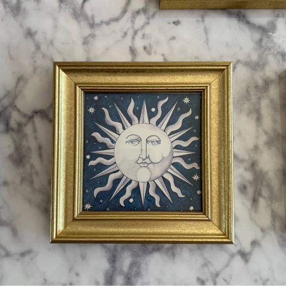 VTG 90s Mary Beth Zeitz Celestial Prints (3) - Picture 4 of 6